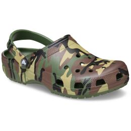 Crocs Unisex Clog Classic Camouflage Army Green Multi M9W11/42-43