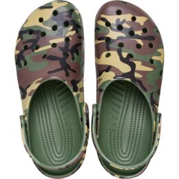 Crocs Unisex Clog Classic Camouflage Army Green Multi M9W11/42-43