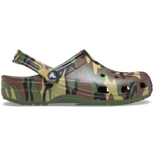 Crocs Unisex Clog Classic Camouflage Army Green Multi M11/45-46