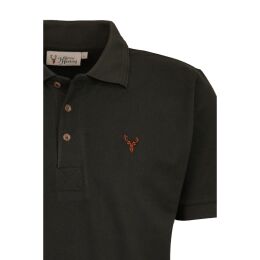 Hubertus Herren Polo Shirt mit Stick "Hirsch"...