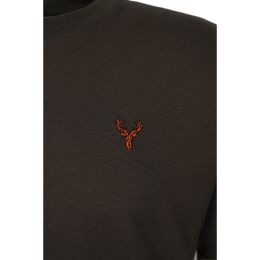 Hubertus Herren T-Shirt mit Stick"Hirsch"