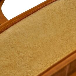 Waidmanns Wildleder/Leder Futteral Braun/Braun