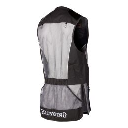 Browning Shooting Vest, Prosport, Leather, Grey