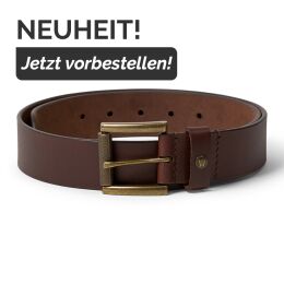 Waidmanns Unisex Ledergürtel Braun