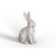 Engels Kerzen Gelackte Objektkerze Hase Glanz-Lack Olive