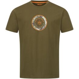 Blaser Herren Argali Ring T 26 T-Shirt Dunkel Oliv-M