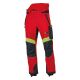 PSS X-treme Breeze Schnittschutzhose rot/gelb