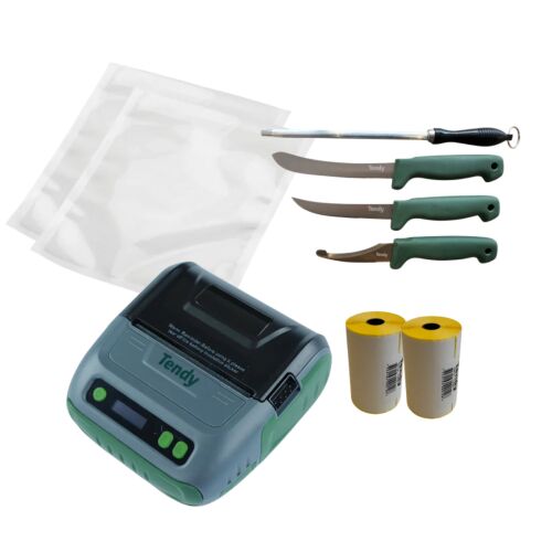 Tendy Set 1 - Etikettendrucker, Schlachtset, Etiketten,...