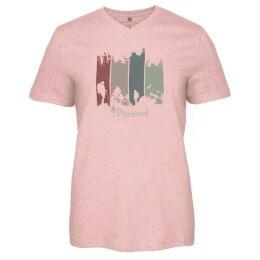 Pinewood Damen T-Shirt Finnveden Recycled Outdoor D.Pink...