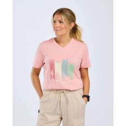 Pinewood Damen T-Shirt Finnveden Recycled Outdoor D.Pink...