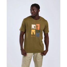Pinwood Herren T-Shirt Hunting Olive Melange