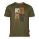 Pinwood Herren T-Shirt Hunting Olive Melange