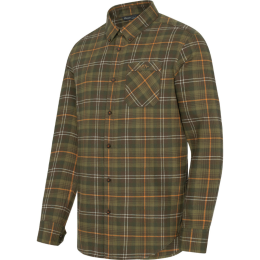 Blaser Herren Hemd Julian Flanell Gr&uuml;n/Offwhite/Orange
