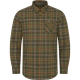Blaser Herren Hemd Julian Flanell Grün/Offwhite/Orange