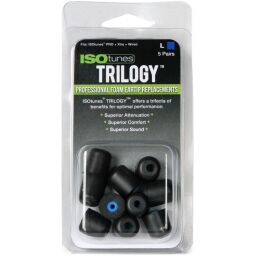 Isotunes Trilogy Schaumstoff-Ersatz-Ohrst&ouml;psel 5er-Packung