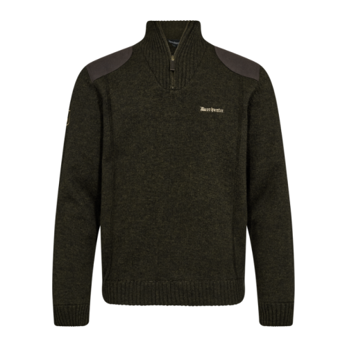 Deerhunter Herren Finley Strickpullover mit 1/2-Reißverschluss