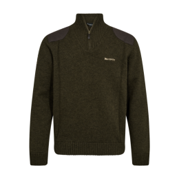 Deerhunter Herren Finley Strickpullover mit 1/2-Rei&szlig;verschluss