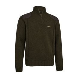 Deerhunter Herren Finley Strickpullover mit 1/2-Rei&szlig;verschluss