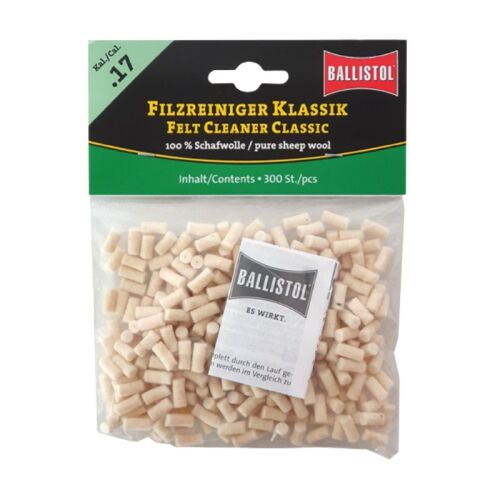 Ballistol Filzreiniger Klassik 300 Stück Kal. 17