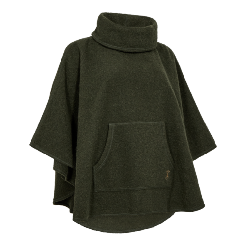 Deerhunter Damen Poncho Lady Wilder Loden Wood