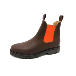Blue Heeler Chelsea Boots Jackaroo Braun/Orange