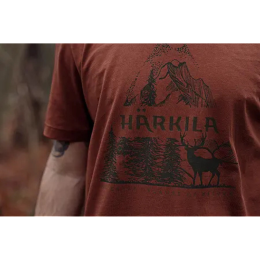 H&auml;rkila Herren T-Shirt Nature Autumn Orange