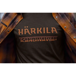 H&auml;rkila HerrenT-Shirt Skandinavian Shadow Brown