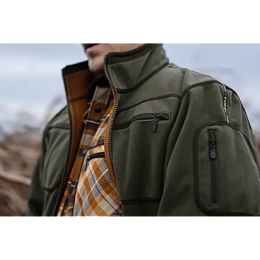 H&auml;rkila Herren Fleecejacke Kamko Forest Night/Rustique Clay