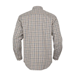 Härkila Herren Hemd Milford Blue/Beige Check
