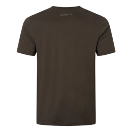 Härkila Herren T-Shirt Logo Brand Shadow Brown/Ttarmac