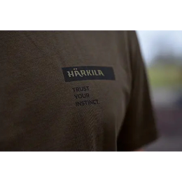 H&auml;rkila Herren T-Shirt Logo Brand Shadow Brown/Ttarmac