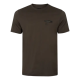 Härkila Herren T-Shirt Logo Brand Shadow Brown/Ttarmac