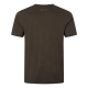 Härkila Herren T-Shirt Logo Brand Shadow Brown/Ttarmac