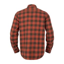 Härkila Herren Hemd Scandinavien Autumn Orange Check