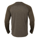 Härkila Herren Langarmshirt Kodiak CleverWool Dark Hunting Green