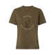 Härkila Damen T-Shirt Stag Badge Beech