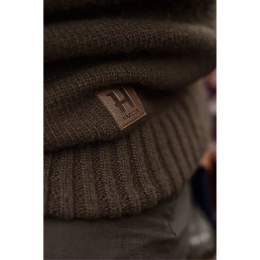 H&auml;rkila Herren Half-Zip Annaboda WSP Knit Demitasse Brown