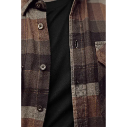 H&auml;rkila Herren Hemd Asmund Rust Brown Check