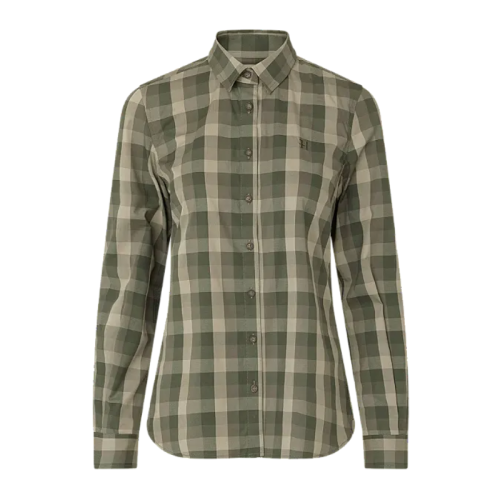 Härkila Damen Bluse Akeena Forest Night Check