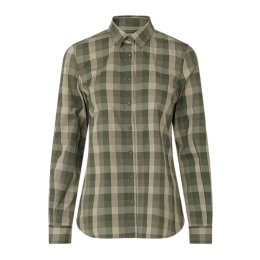 Härkila Damen Bluse Akeena Forest Night Check