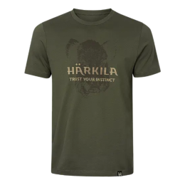 Härkila T-Shirt Wildboar Logo Forest Night