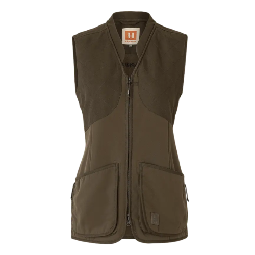 Härkila Damen Weste Shooting Skye Willow Green/Shadow Brown