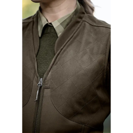 H&auml;rkila Damen Weste Shooting Skye Willow Green/Shadow Brown