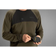 Härkila Herren Langarmshirt Heat USB-C Willow Green/Black