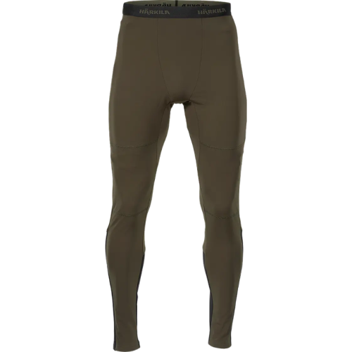 Härkila Herren Lang-Unterhose Johns heat USB-C Willow Green/Black