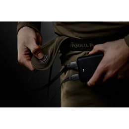 H&auml;rkila Herren Lang-Unterhose Johns heat USB-C Willow Green/Black