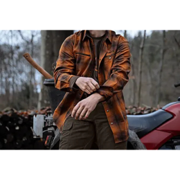 H&auml;rkila Herren Hemd Folke Maple Check