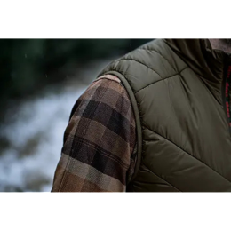 H&auml;rkila Herren Weste Heat Insulated Willow Green/Shadow Brown