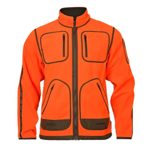 Härkila Herren Fleecejacke Kamko Blaze (Reversible) Orange Blaze/Willow Green