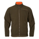 Härkila Herren Fleecejacke Kamko Blaze (Reversible) Orange Blaze/Willow Green